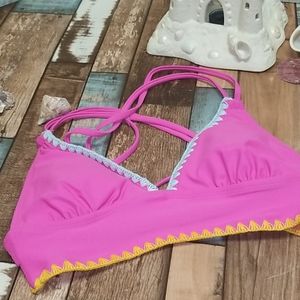 Hula Honey Midkini Top Sz S NWT